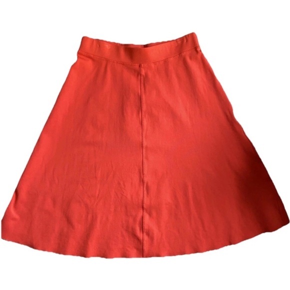 Ann Taylor Dresses & Skirts - Ann Taylor Red Midi A-Line Skirt